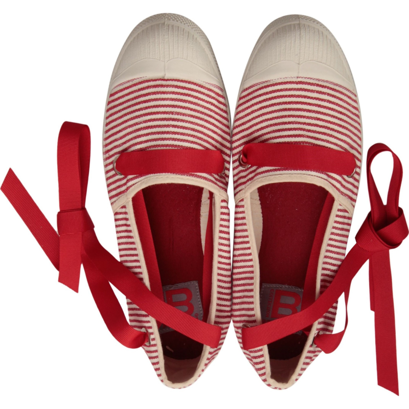 BENSIMON Tennis Espadrille Red