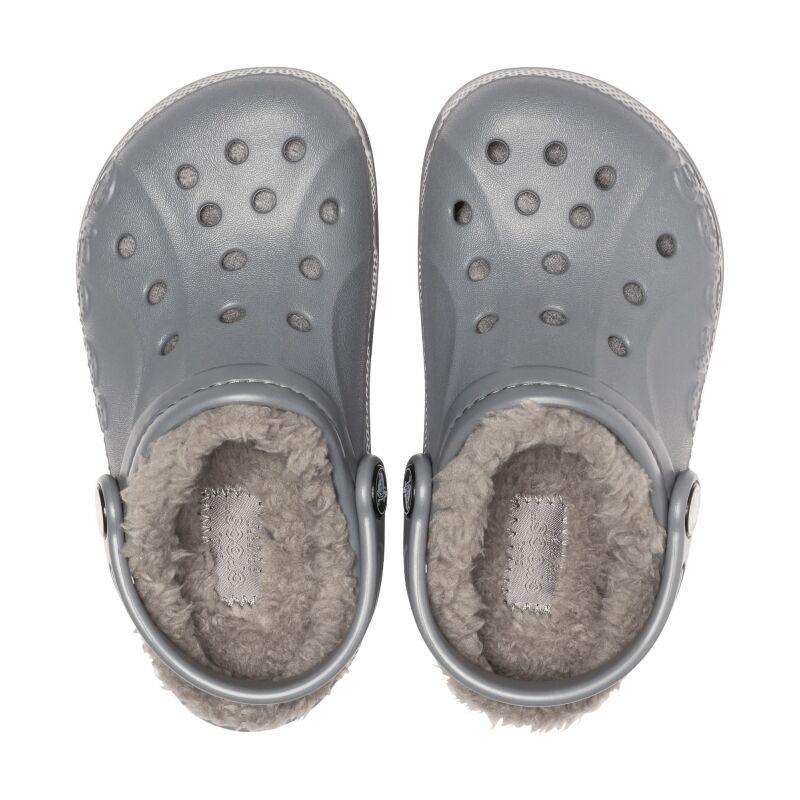 Crocs™ Baya Lined Clog Kid's Charcoal/Charcoal