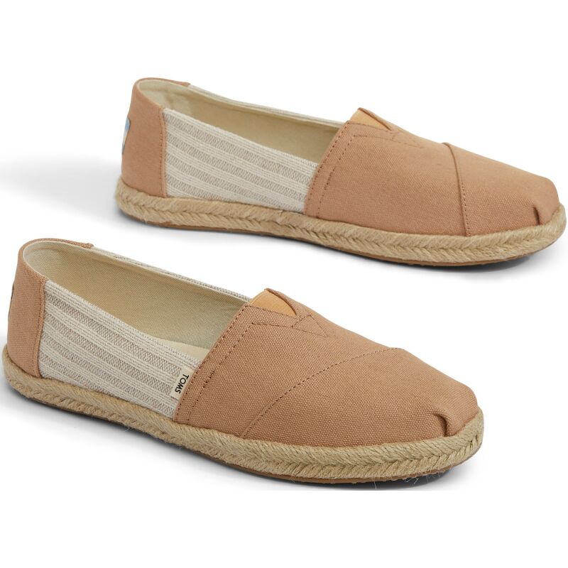 TOMS Canvas Ivy League on Rope Women's Alpargata Honey