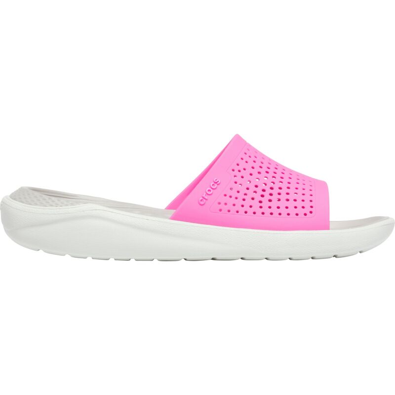 Crocs™ LiteRide Slide Electric Pink/Almost White