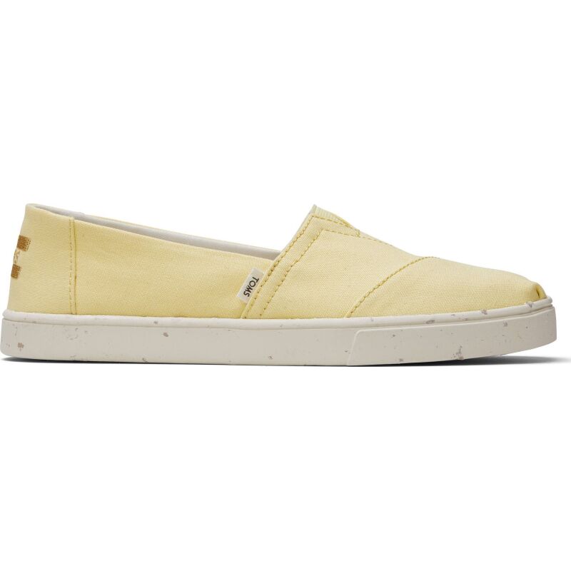 TOMS Plant Dyed Canvas Women's Alpargata Yellow