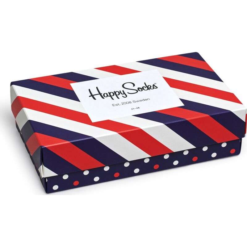 Happy Socks Classic Stripe Gift Box Multi 6000