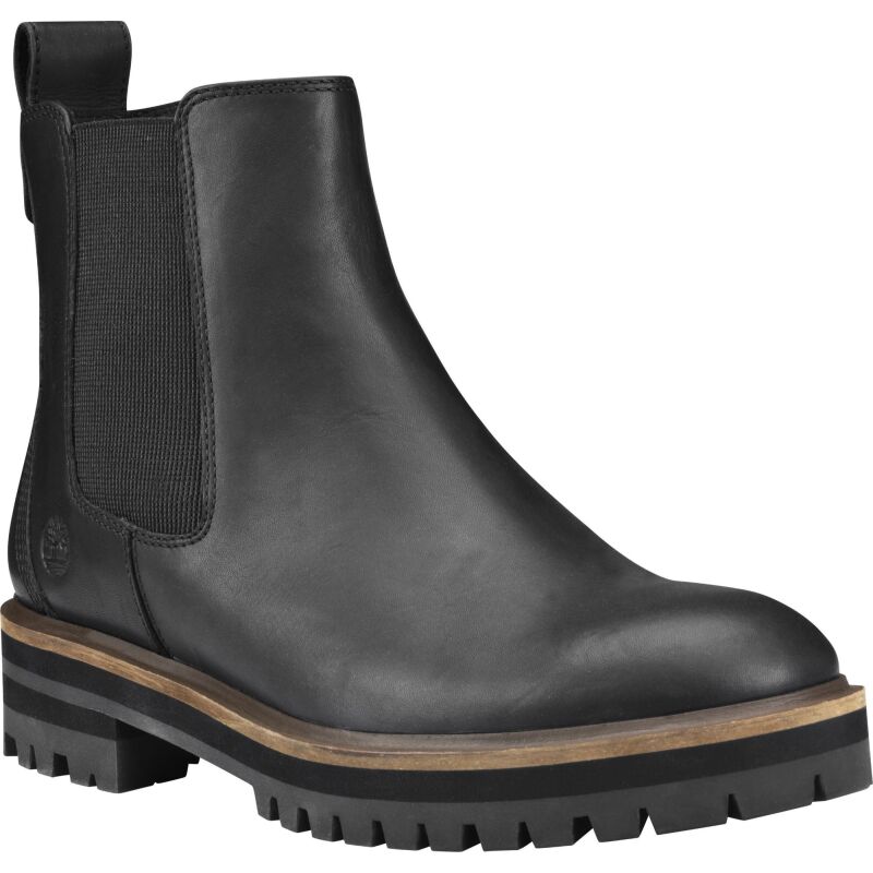 Timberland London Square Double Gore Chelsea Black Full-Grain