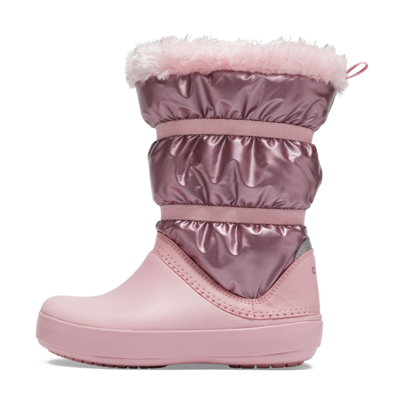 Crocs™ Crocband LodgePoint Metallic Boot Girl's Rose Gold Metallic