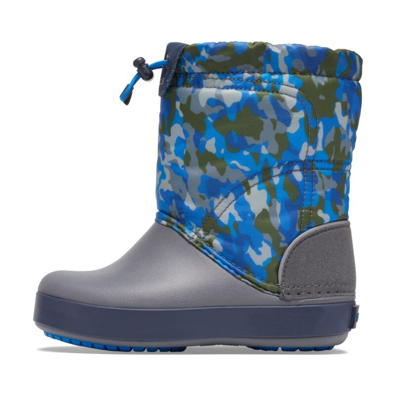 Crocs™ Crocband LodgePoint Graphic Winter Boot K Army Green/Charcoal