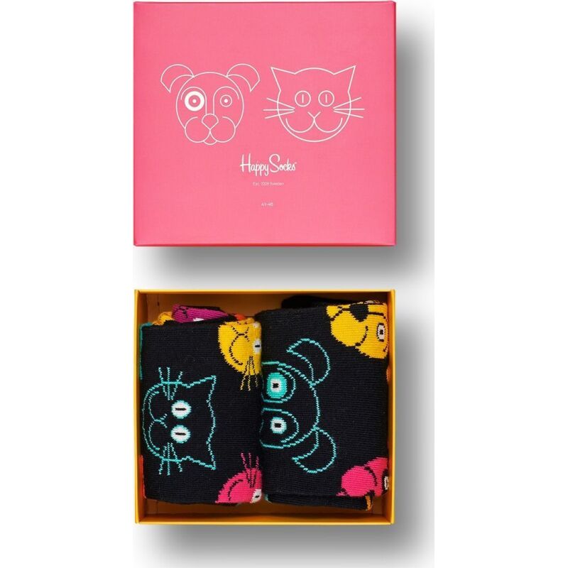 Happy Socks Cat VS Dog Gift Box Multi 9300