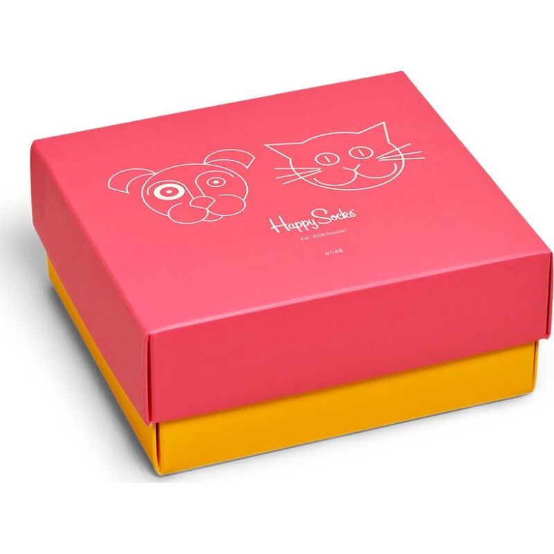Happy Socks Cat VS Dog Gift Box Multi 9300