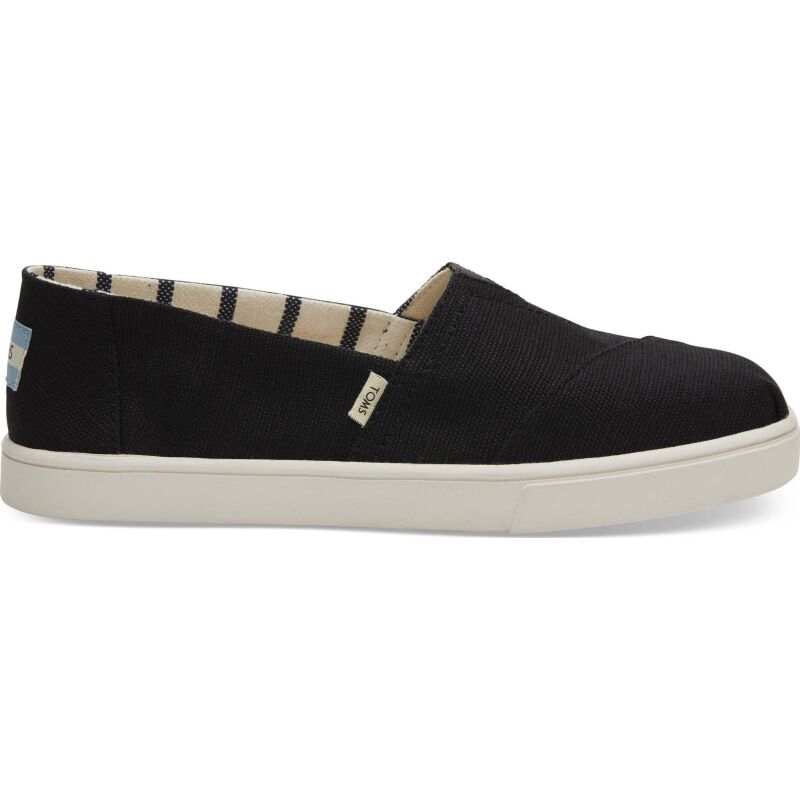 TOMS Heritage Canvas Women's Alpargata Cupsole Black