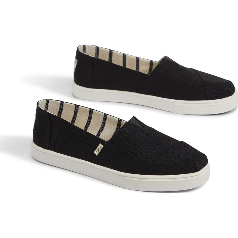 TOMS Heritage Canvas Women's Alpargata Cupsole Black