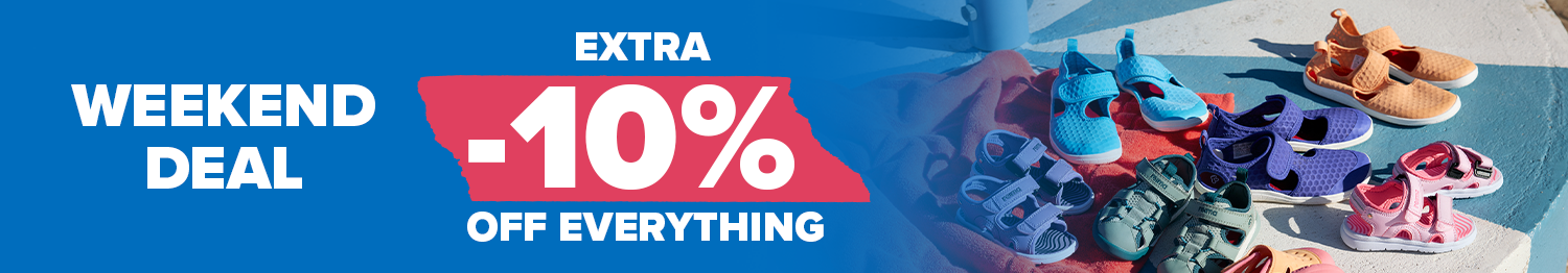 Extra 10% weekend discount