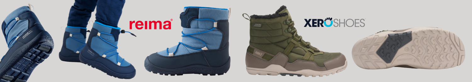 Reima ir Xero Shoes barefoot avalynė vaikams ir suaugusiems