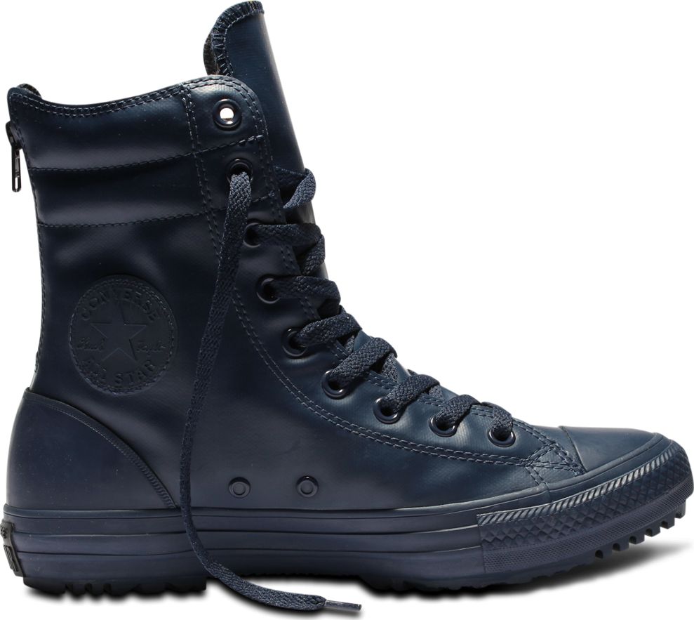 Converse Chuck Taylor All Star Hi-Rise Boot Rubbe Nighttime Navy Rain Boots S converse rain boots. Converse Chuck Taylor All Star Hi-Rise Boot Rubbe Nighttime Navy Rain Boots S