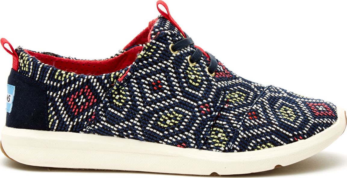 TOMS Woven Women's Del Rey Sneaker Navy/Multi 36,5