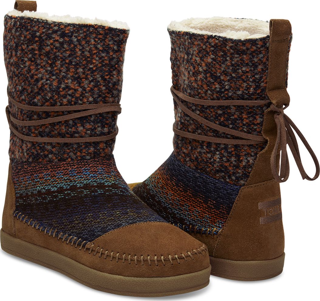TOMS Suede Textile Women's Nepal Boot OPEN24.LT