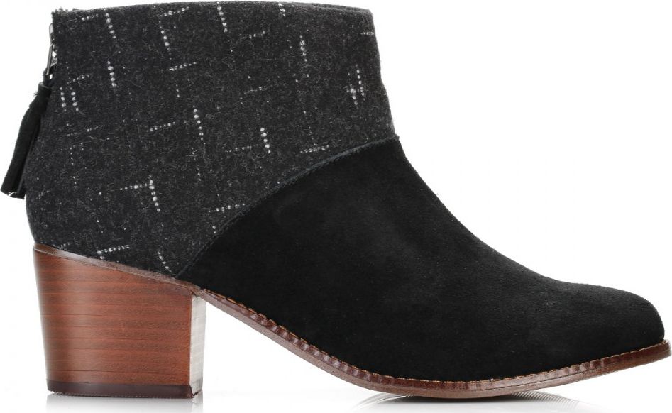 TOMS Wool Women's Leila Bootie Black/Dotted 36,5