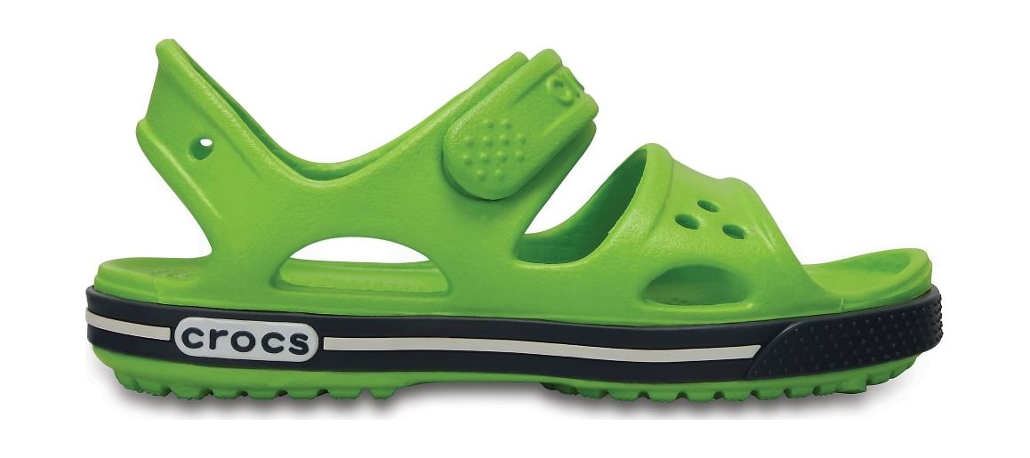 Crocs™ Kids' Crocband II Sandal PS Volt Green/Navy 22