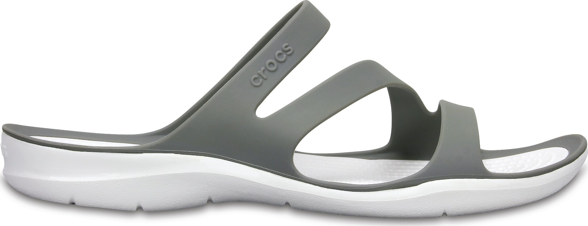 Crocs™ Women's Swiftwater Sandal Smoke/White 35
