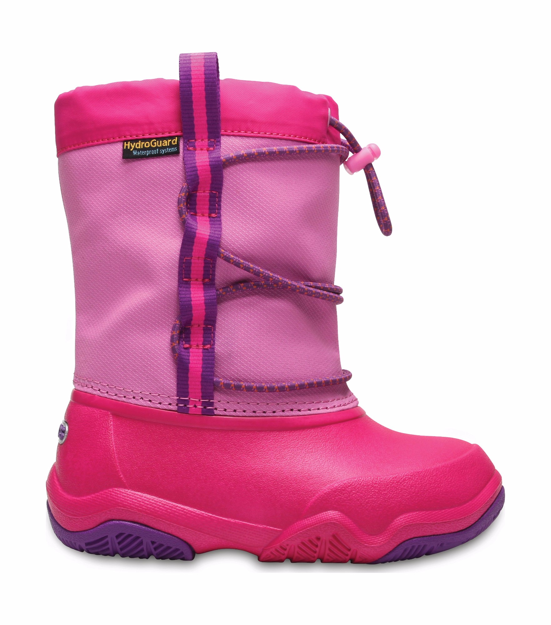 Crocs™ Swiftwater Waterproof Boot Kid's Party Pink/Candy Pink 27