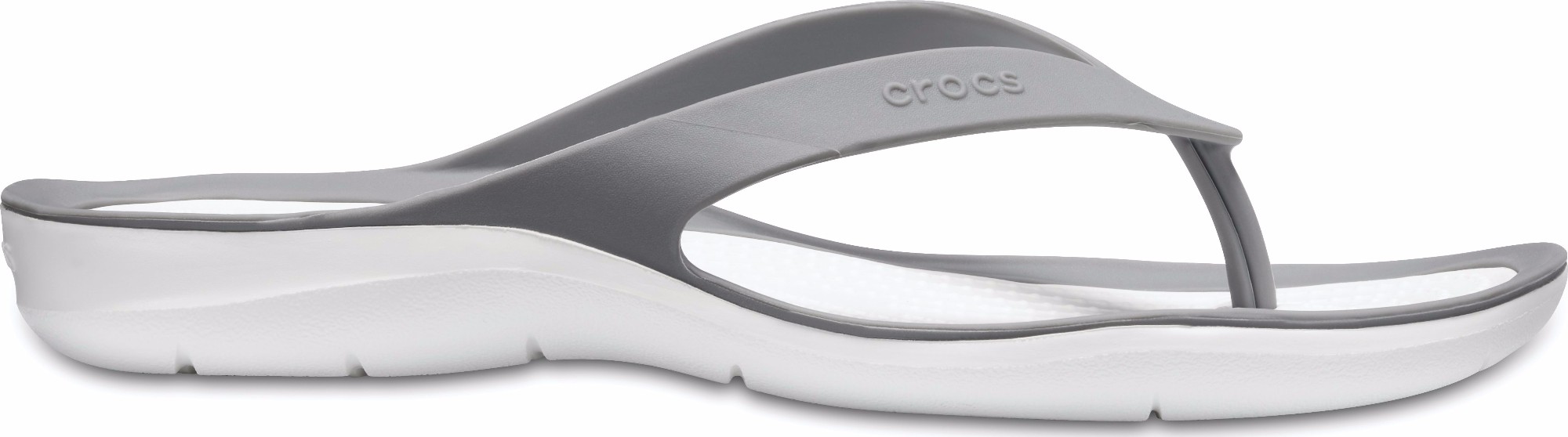 Crocs™ Women's Swiftwater Flip Smoke/White 39,5