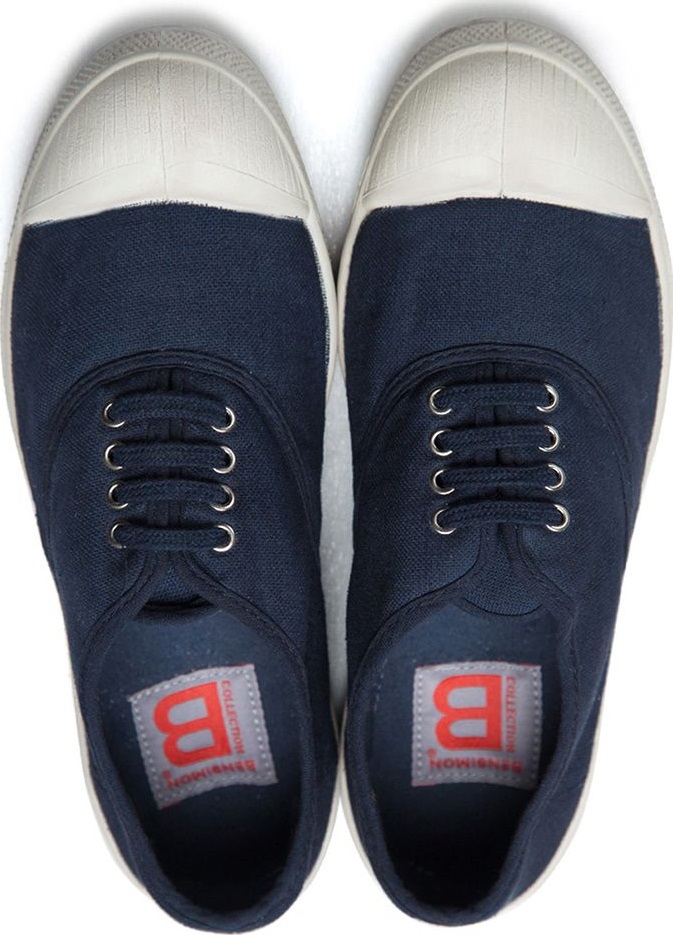 Scarpe Bensimon Tennis Lacet Uomo: Sneaker Basse In Tessuto Grigio, Chiusura Con Lacci, Taglia 46