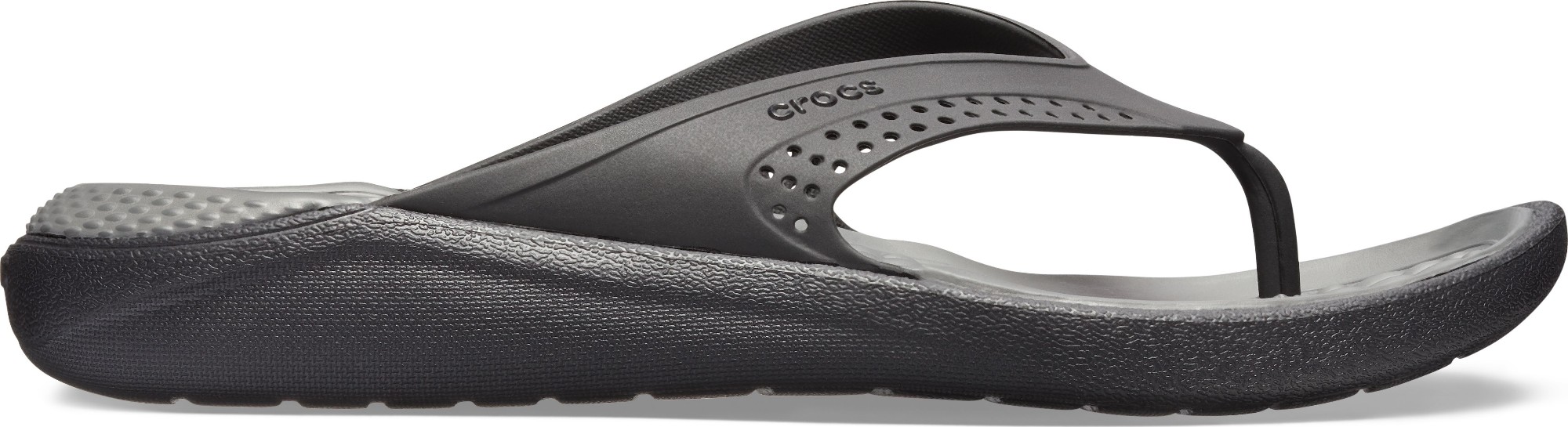 Crocs™ LiteRide Flip Black/Slate Grey 43,5