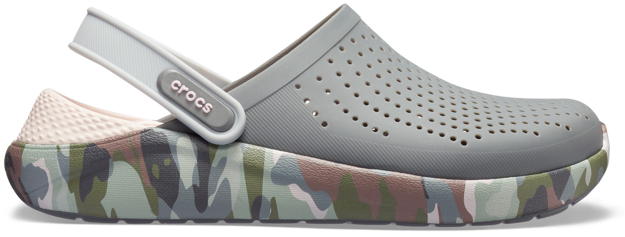Crocs™ LiteRide Graphic Clog Charcoal/Camo 41