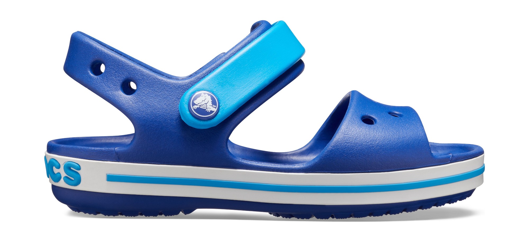 Crocs™ Kids' Crocband Sandal Cerulean Blue/Ocean 29