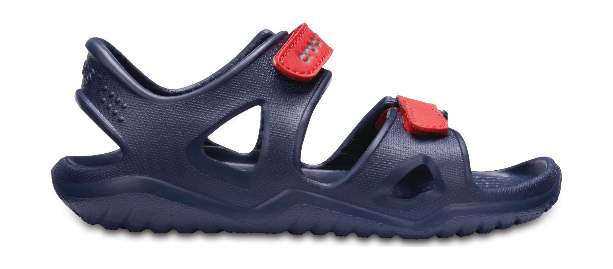 Crocs™ Kids' Swifwater River Sandal Navy/Flame 24