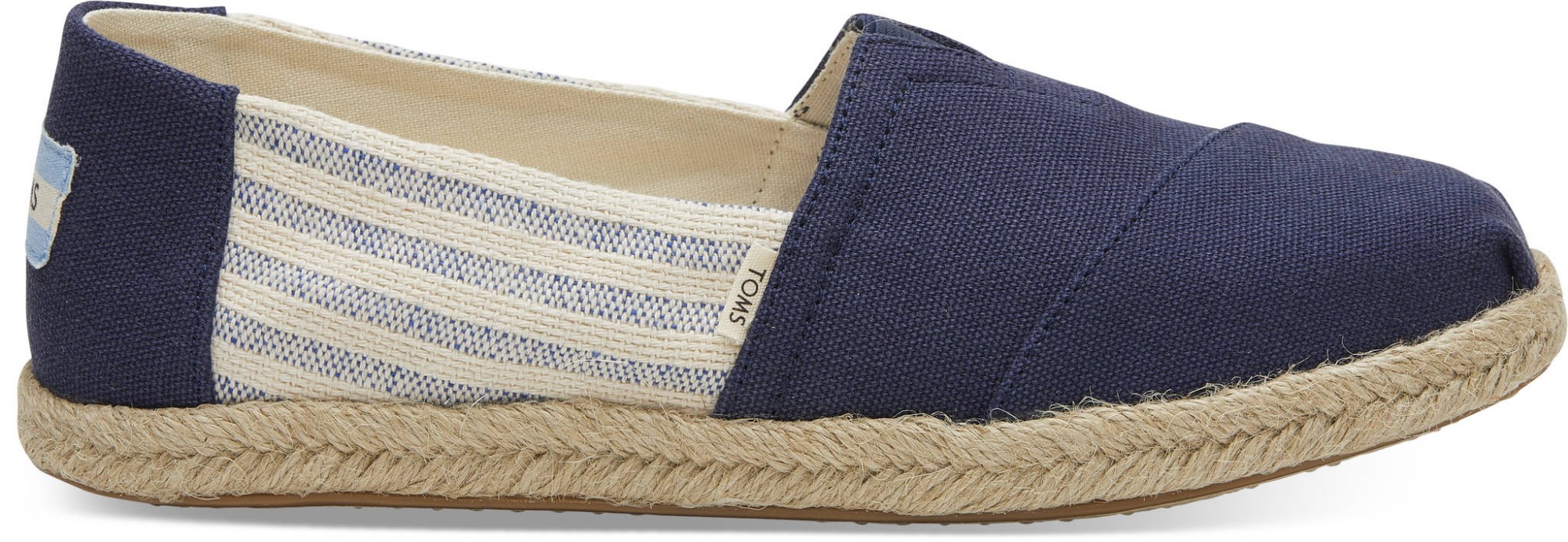 TOMS Canvas Ivy League on Rope Women's Alpargata Navy 38,5