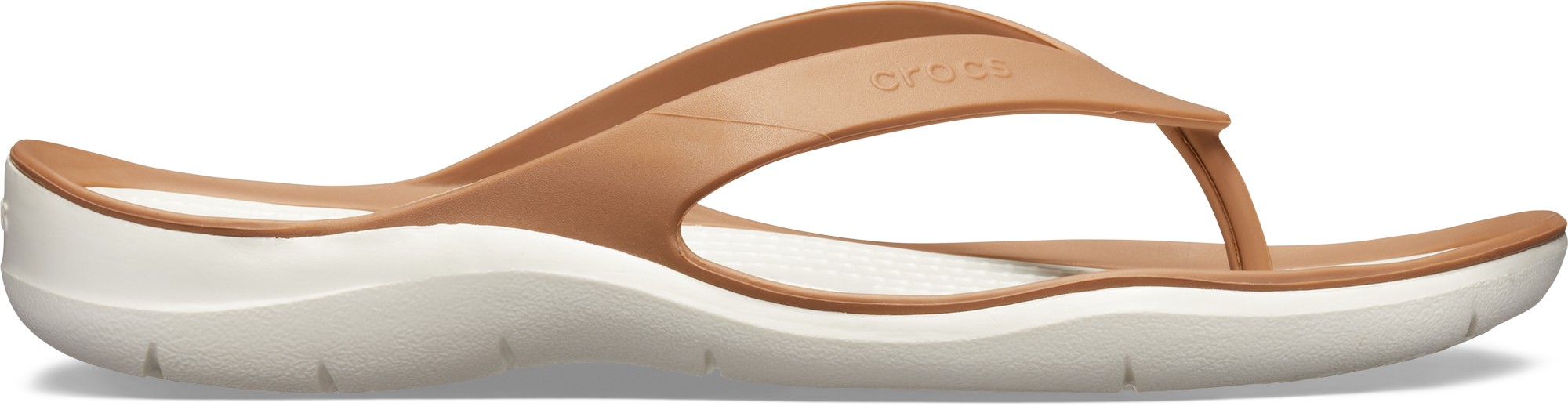 Crocs™ Women's Swiftwater Flip Bronze/Oyster 41