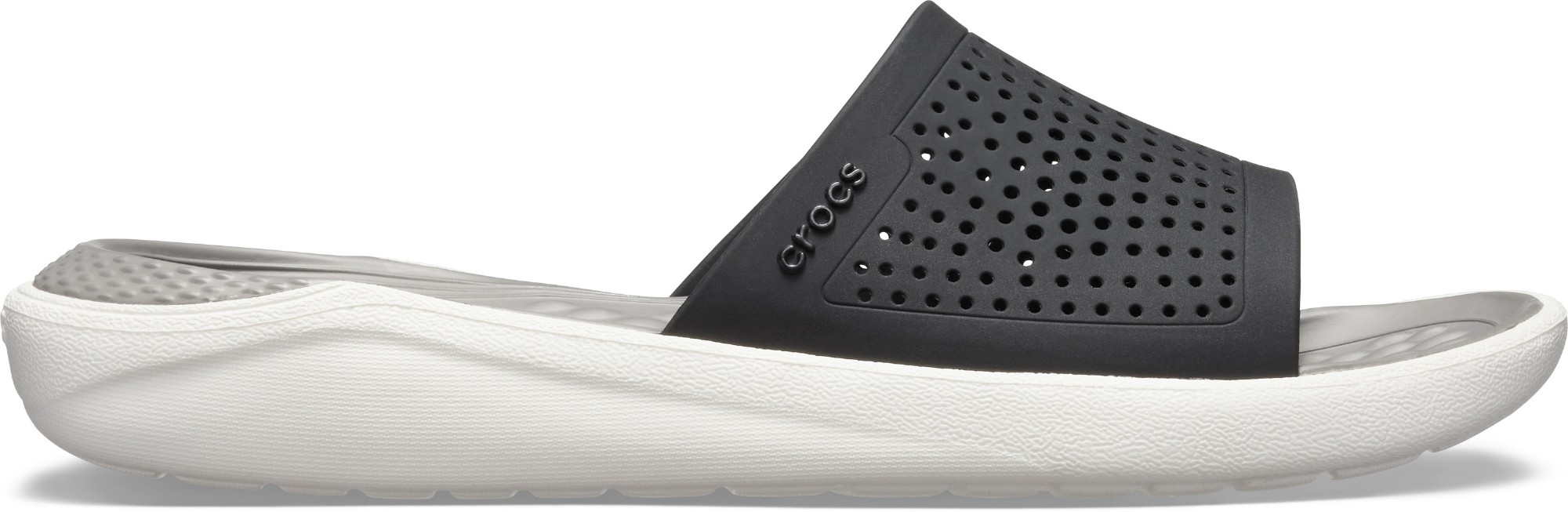 Crocs™ LiteRide Slide Black/Smoke 36,5