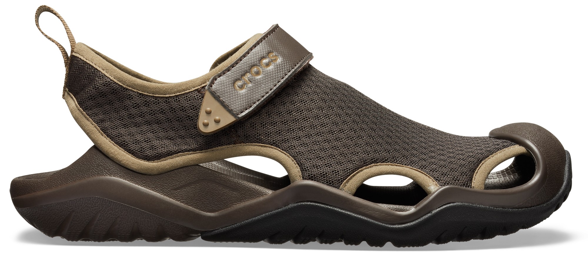 Crocs™ Swiftwater Mesh Deck Sandal Men's Espresso 41