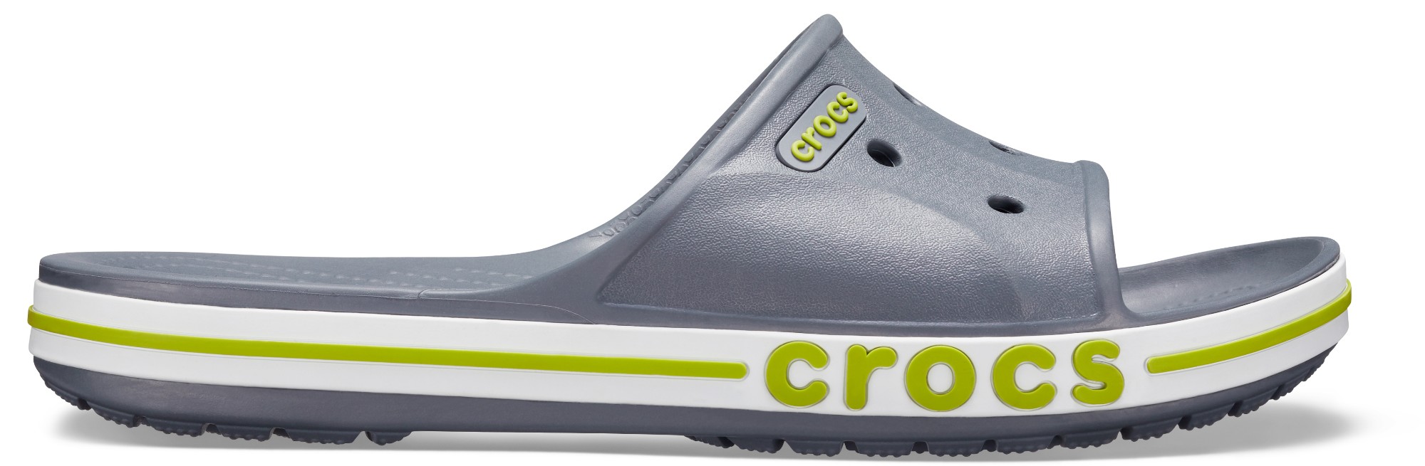 Crocs™ Bayaband Slide Charcoal/Volt Green 47,5
