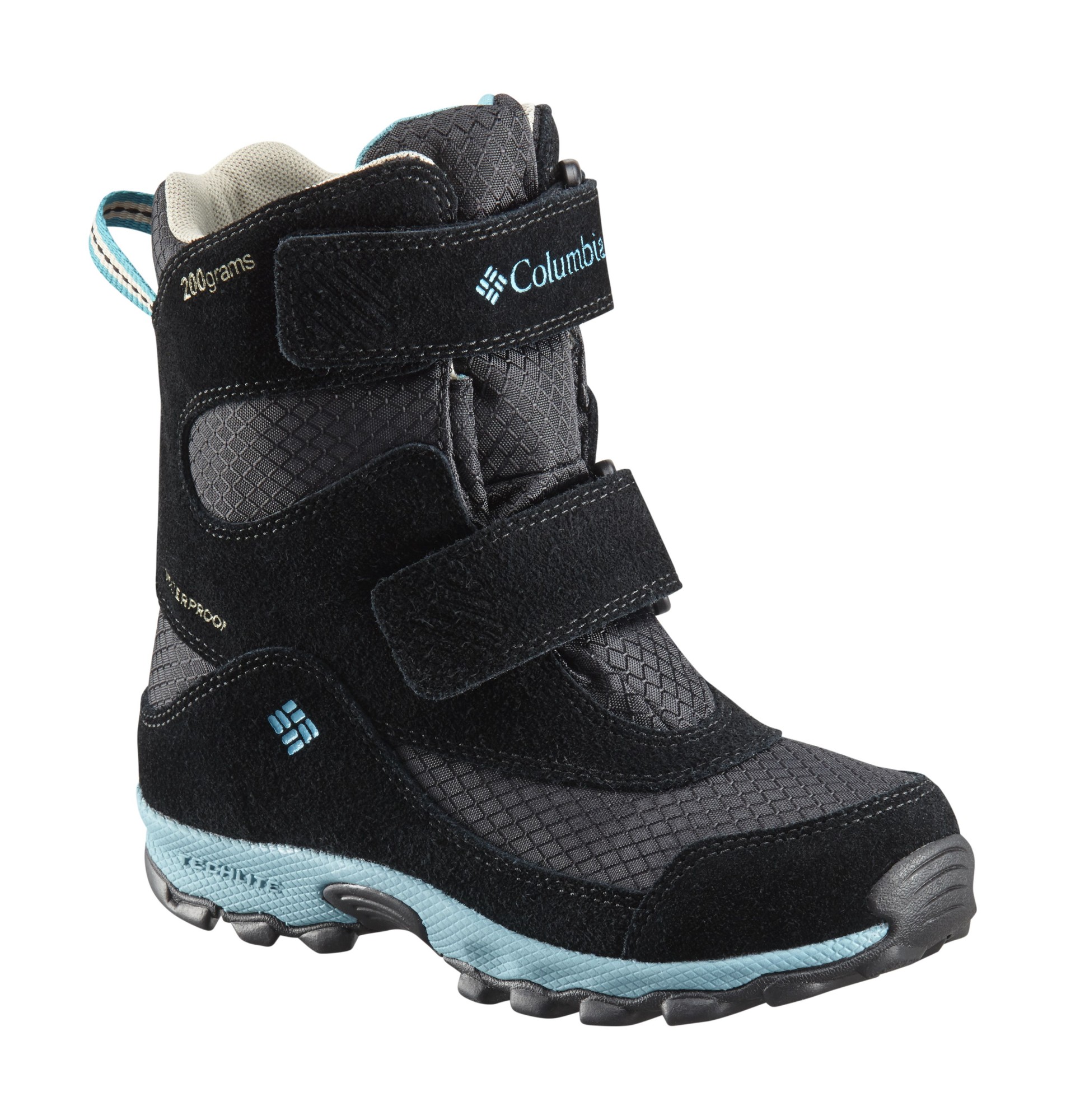 Columbia Parkers Peak Velcro Boot Black/Pacific Rim 25