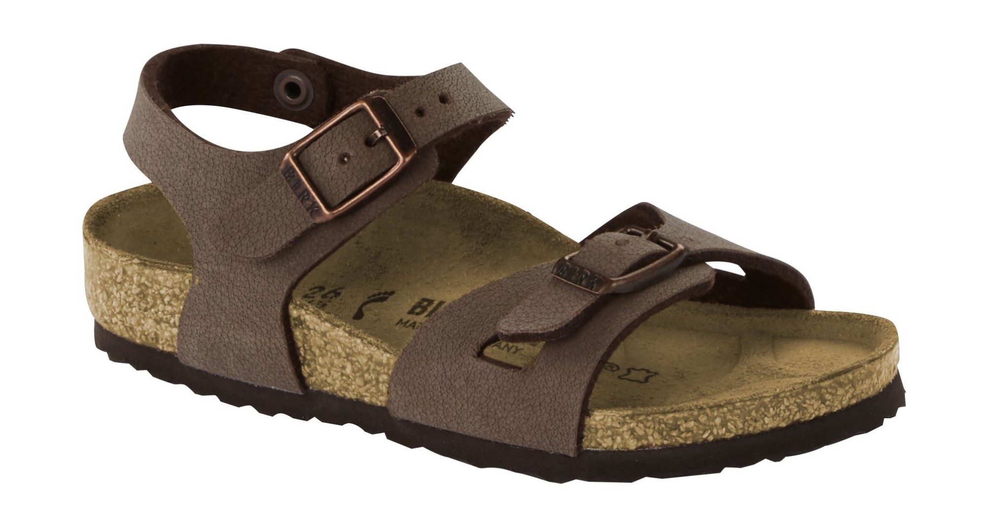 Birkenstock Rio Kids Nubuck Mocha 32