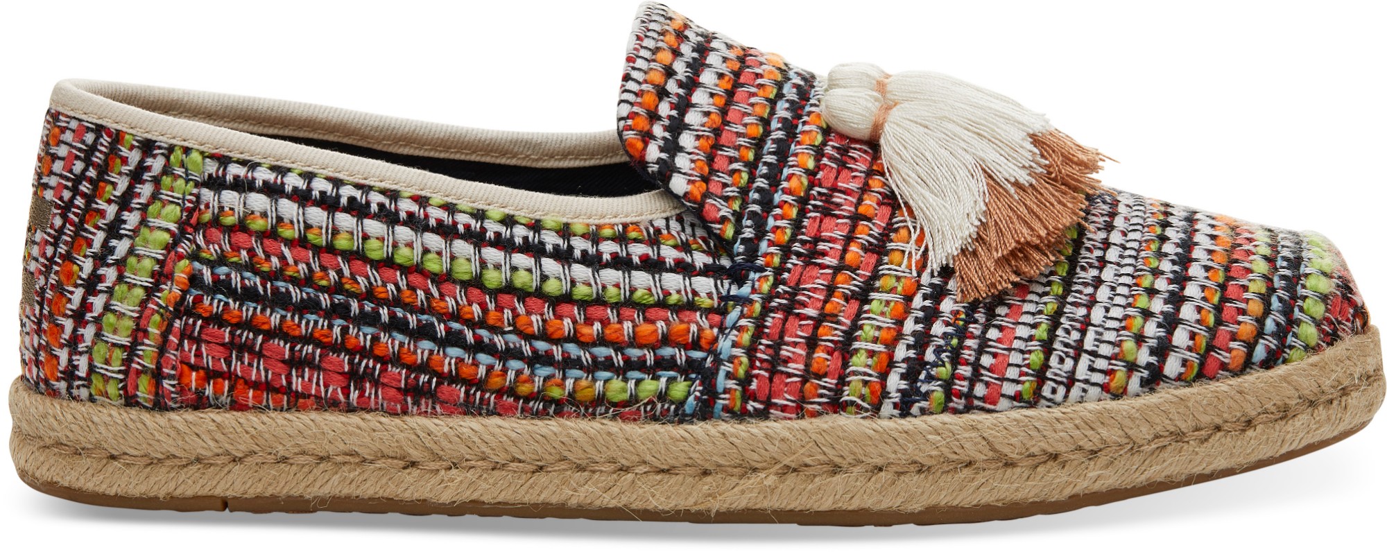 TOMS Global Woven Women's Deconstructed Alpargata Cherry Tomato 36,5