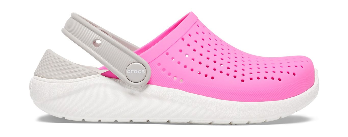 Crocs™ LiteRide Clog Kid's Electric Pink/White 23