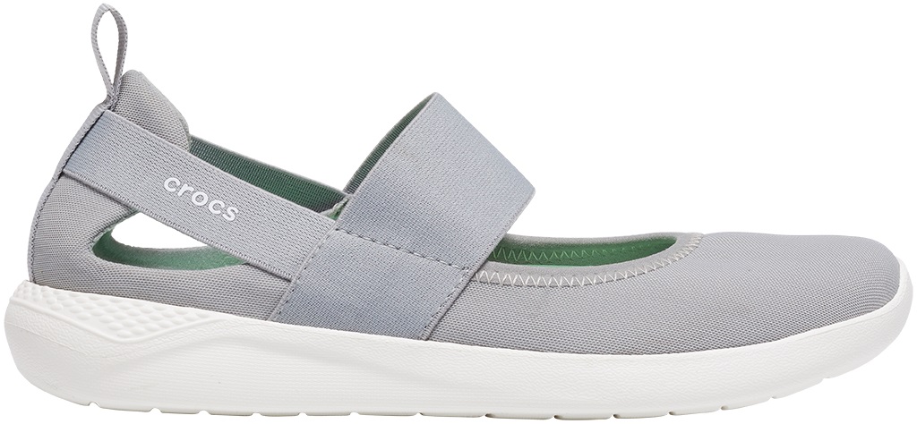 Crocs™ Literide Mary Jane Womens Light Grey/White 36,5