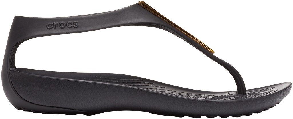 Crocs™ Serena Metallic Bar Flip Womens Gold/Black 39,5