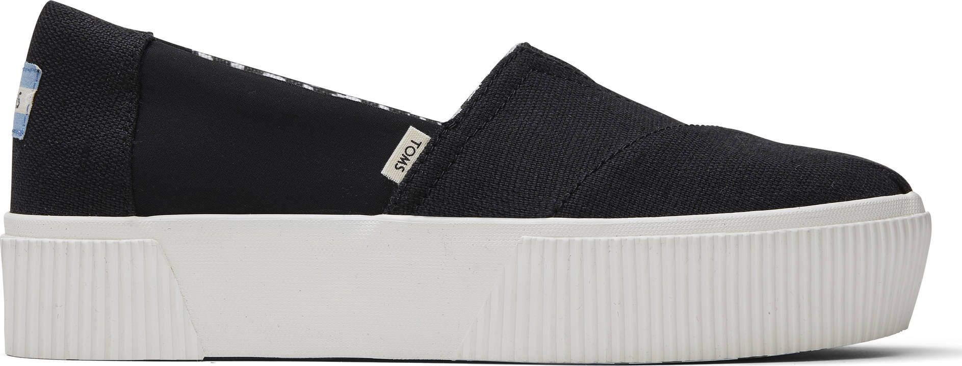 TOMS Heritage Canvas Women's Alpargata Boardwalk Black 38