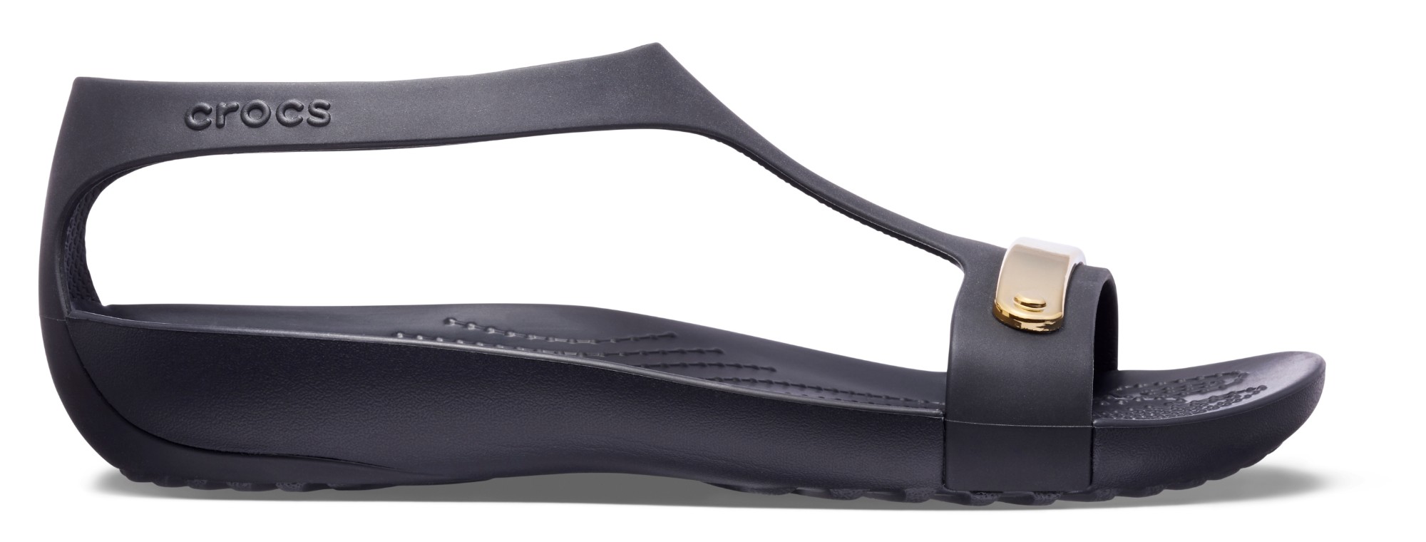Crocs™ Serena Metallic Bar Sandal Gold/Black 38,5