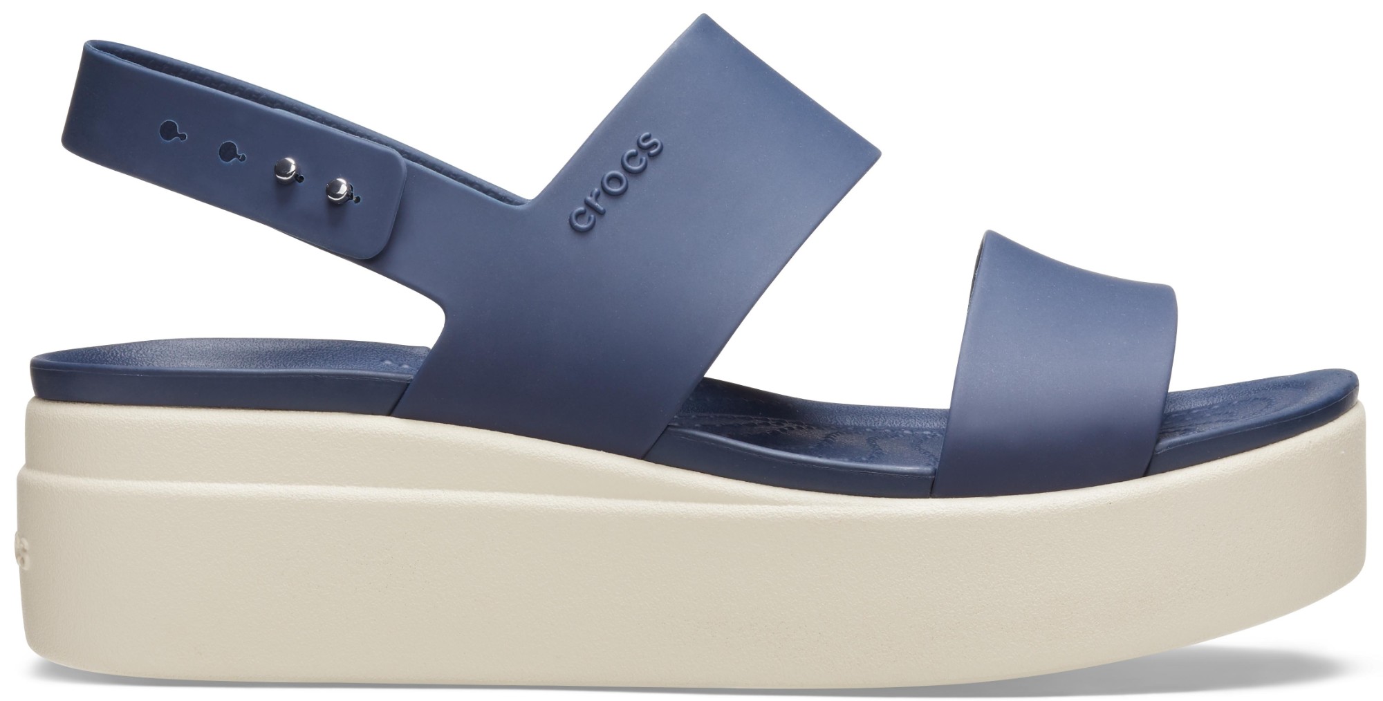 Crocs™ Brooklyn Low Wedge Womens Navy/Stucco 42,5