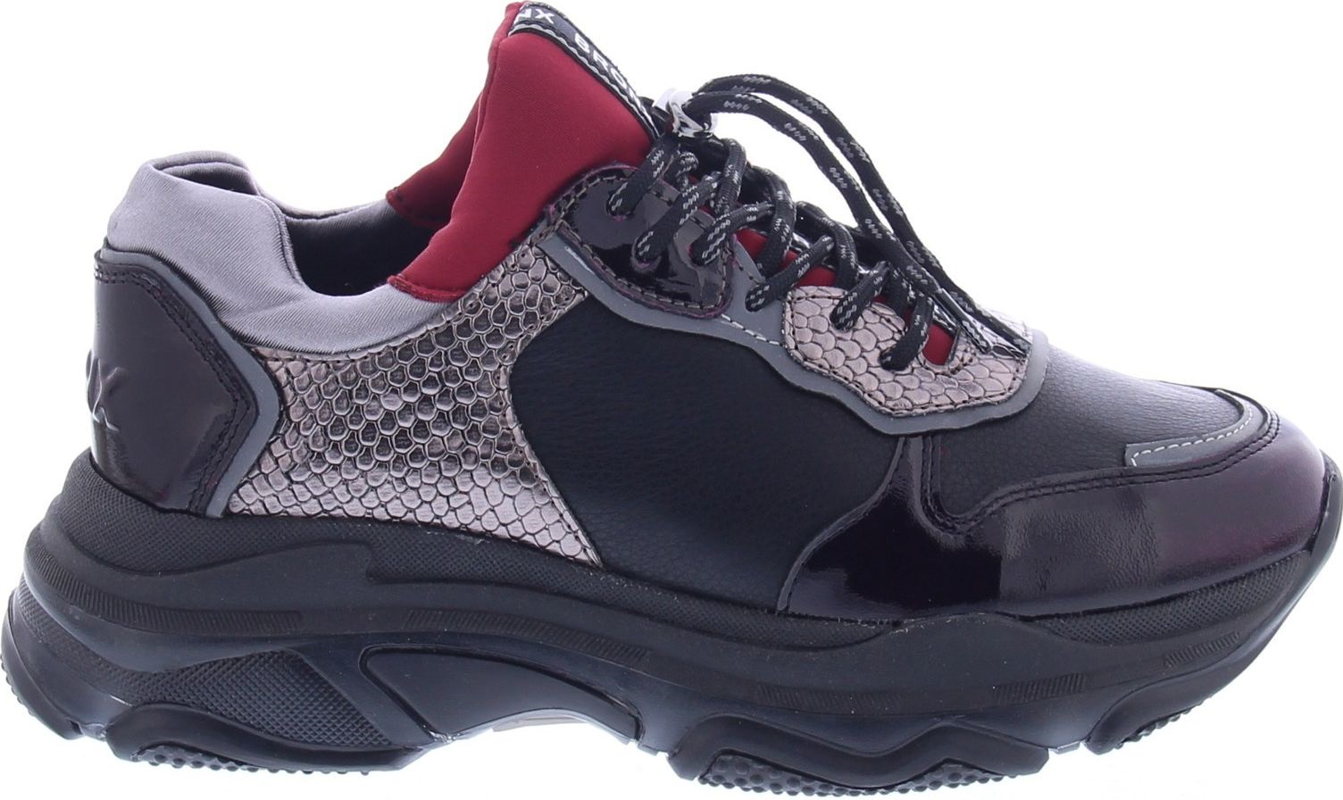 BRONX 1525 Baisley Wine/Black/Gunmetal 38