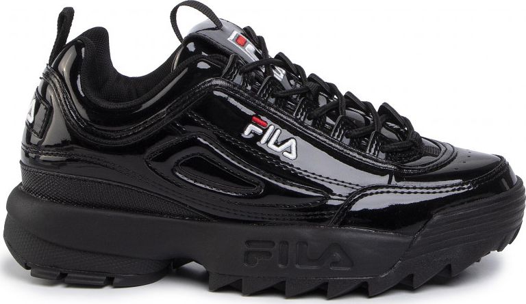 FILA Disruptor Patent Low Black/Black 39