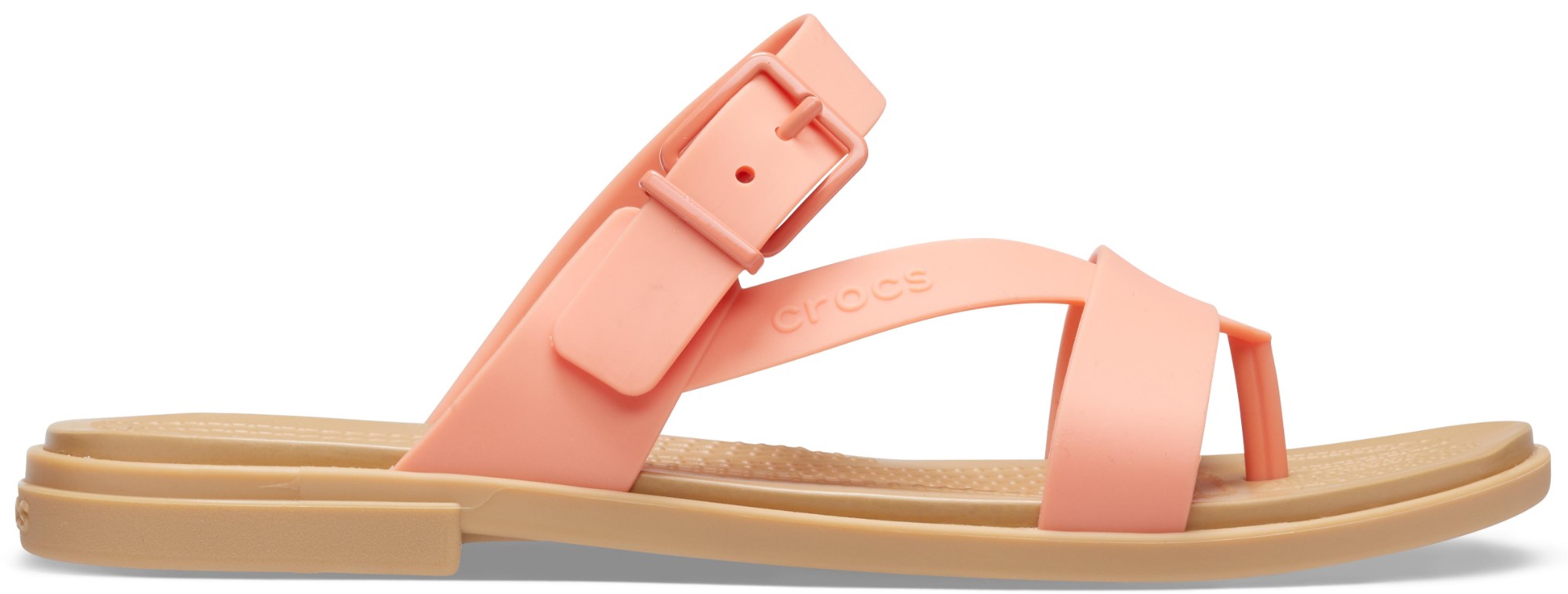 Crocs™ Tulum Toe Post Sandal Womens Grapefruit/Tan 36,5
