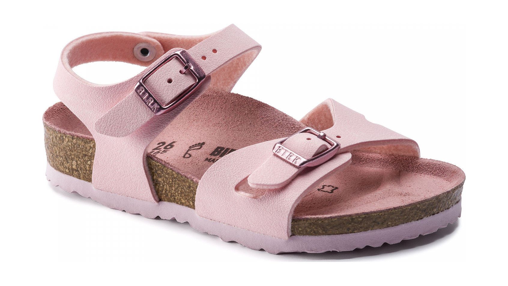 Birkenstock Rio Kids Nubuck Rose 30