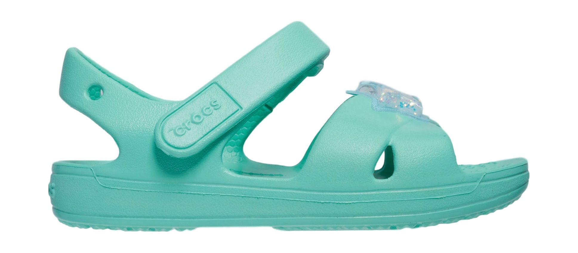 Crocs™ Classic Cross Strap Charm Sandal T Pistachio 30