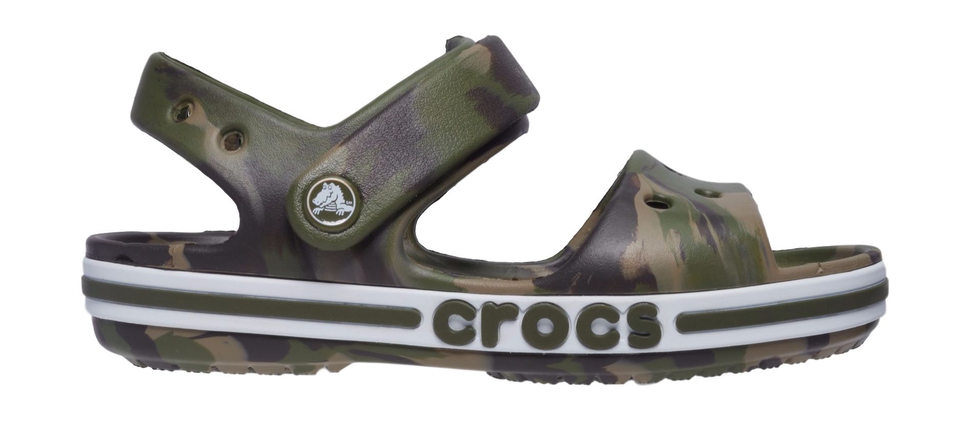 Crocs™ Bayaband Marbled Sandal Army Green/Multi 25