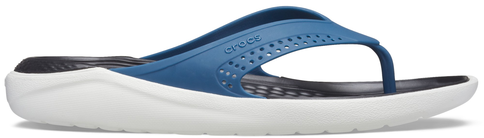 Crocs™ LiteRide Flip Vivid Blue/Almost White 44,5