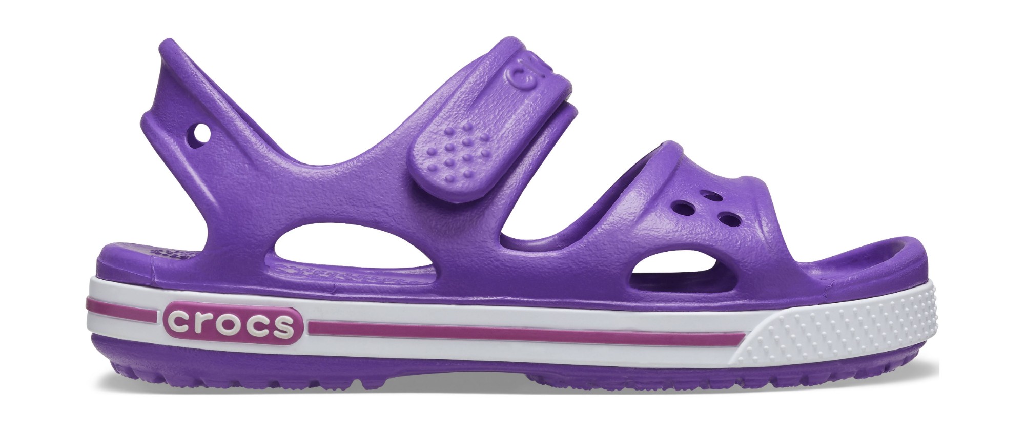Crocs™ Kids' Crocband II Sandal PS Neon Purple 23